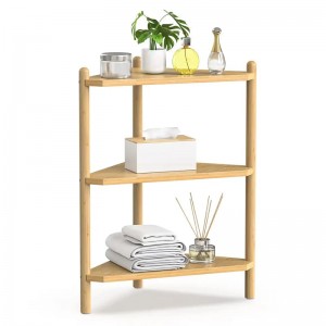 竹のシャワーコーナーラック